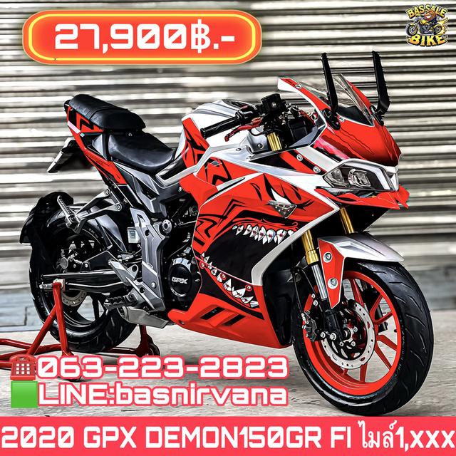 2020 GPX DEMON150GR FI ไมล์ 1000โล นสภาพอย่างกะมือ1