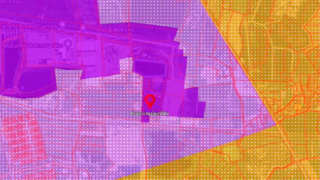 รูปหลัก ขาย ที่ดิน ถูกที่สุดในย่านนี้ ME343 EEC สีม่วง ทำเลดี รูปแปลงสวย มาบโป่ง พานทอง ชลบุรี . 7 ไร่ 2 งาน 56 ตร.วา  ติดถนน 2ด