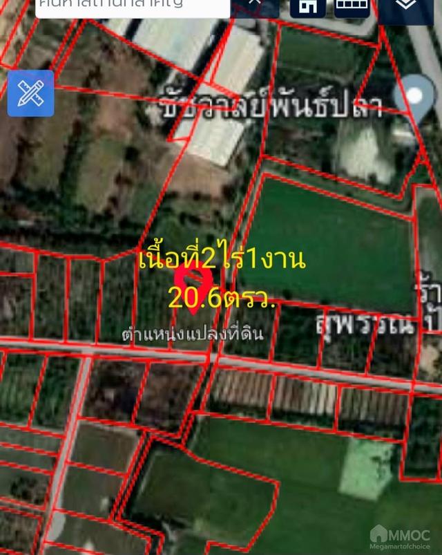 ประกาศขายที่ดิน 2 ไร่ อ.บางปลาม้า จ.สุพรรณบุรี