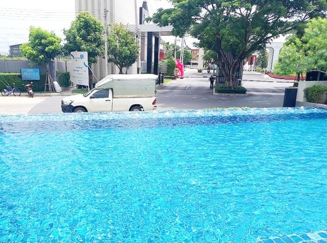 ให้เช่าทาวน์โฮมแสนสิริ 2 ชั้น ใหญ่ 136ตร.ม. MRT รังสิต 3.1กม.17ตร.วา. นานาชาติไทย 4.5 กม.4 นอน 3 น้ำ ฟิวเจอร์ พาร์ค รังส 3