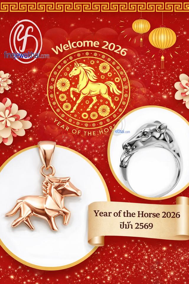 Finejewelthai จี้นักษัตร เครื่องประดับเสริมดวง ต้อนรับปีใหม่