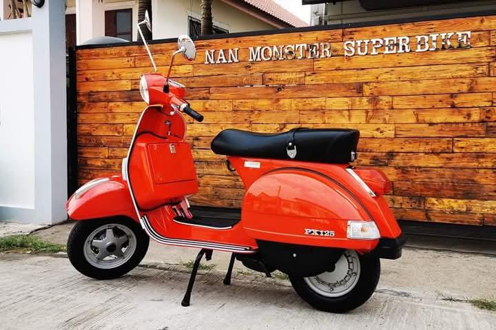 Vespa PX 125 สีส้ม 6