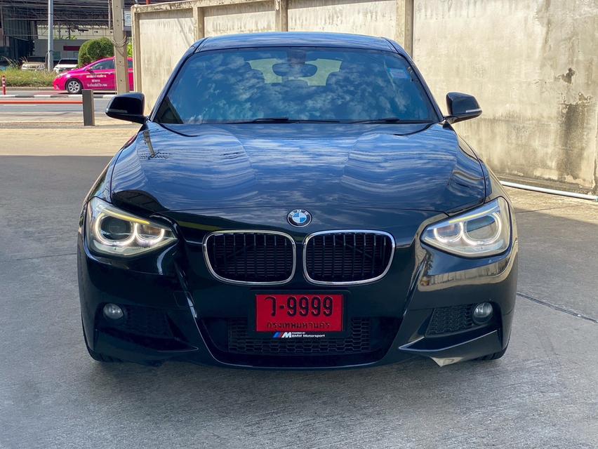 BMW 116i MSport สีดำ ปี 2014 ไมล์ 96,545 km คอมแพ็คคาร์ 5ประตู ขวัญใจวัยรุ่น เครื่องยนต์เบนซิน 1.6ลิตร เหลือเพียง 359,000 บาท (เท่านั้น)