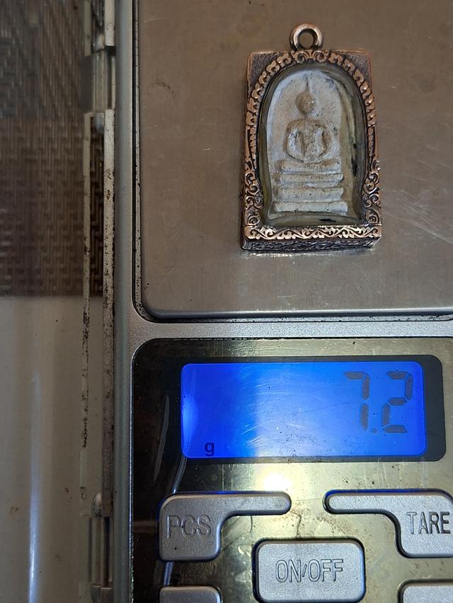 พระสมเด็จพิมพ์คะแนนเลี่ยมกรอบนาคเก่าแท้ 40% ปิดหลัง รูปที่ 6