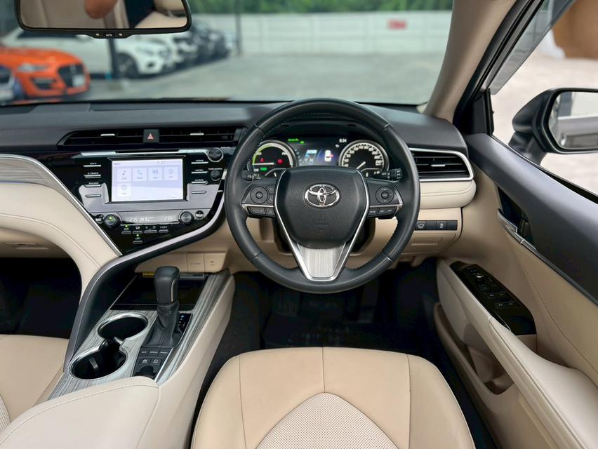 ปี 2019 TOYOTA CAMRY, 2.5 HV โฉม ปี18-24 สีน้ำตาล เบนชิน+ไฮบริด มือเดียวป้ายแดง 13