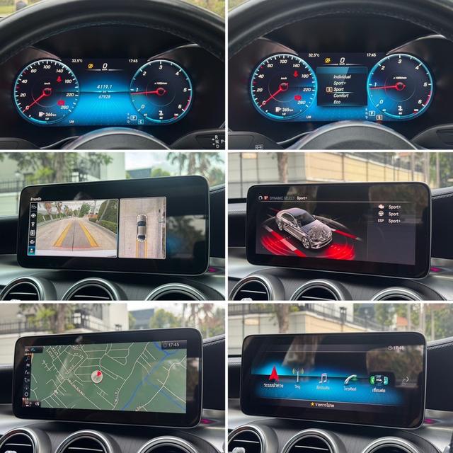 Benz C220d AMG Dynamic รุ่น Top ดีเซลล้วน W205 ปี 2022 หลังคาแก้ว เจ้าของเดียว ใช้งาน 6 หมื่นโล วารันตีศูนย์ถึง 2027 รูปที่ 17