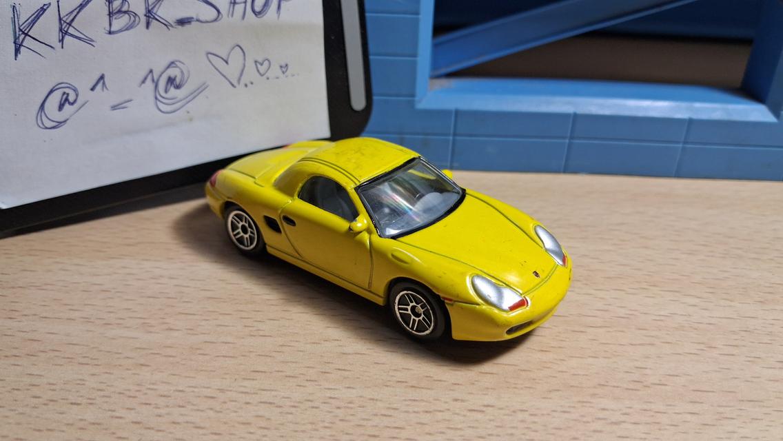 ส่งต่อรถเหล็กสะสม Realtoy Porsche Boxster S (Hardtop) สีเหลือง 🇩🇪💛รายละเอียดสินค้า รูปย่อยที่ 2