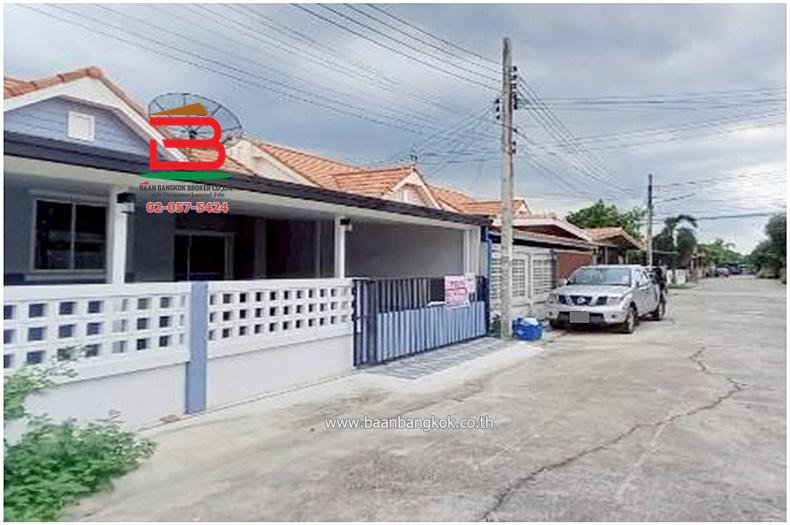  บ้านเดี่ยว 1 ชั้น หมู่บ้าน นันทวัน 10 เนื้อที่ 34.9 ตรว. (ซอยเลียบวารี 37) ถนนสุวินทวงศ์-หนองจอก แขวงโคกแฝด เขตหนองจอก กรุงเทพฯ 2