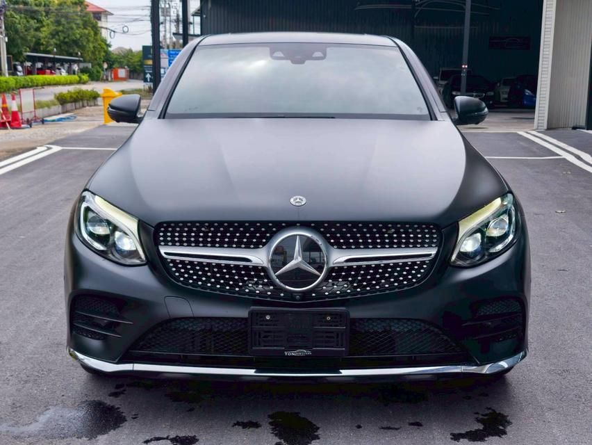 รหัสรถ KPV53 2018 Benz GLC250 Coupe AMG Plus สีเทา WRAP ดำ 18