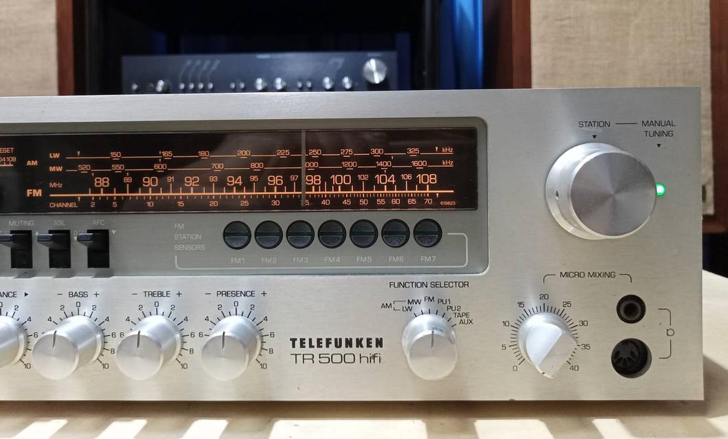 ขาย Telefunken TR 500 Stereo FM/AM Receiver / Amplifier 8