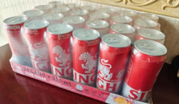 Singha Red Lemon Soda 3