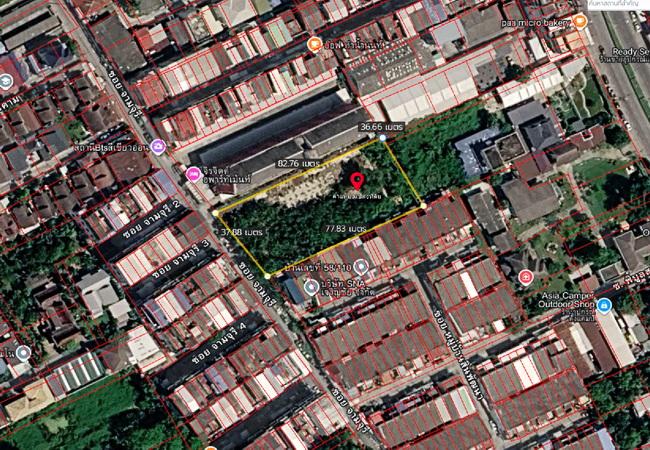 ขายที่ดิน ซอยพิบูลสงคราม 21 อำเภอเมือง นนทบุรี เนื้อที่ 774.2 ตร.ว. ถมแล้ว 1