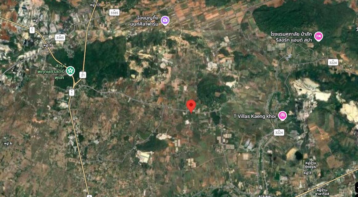 ขายที่ดิน อ.แก่งคอย สระบุรี 69-3-85 ไร่ หน้ากว้าง 425ม. ติดถนนสายสองคอน-โคกดินแดง 3