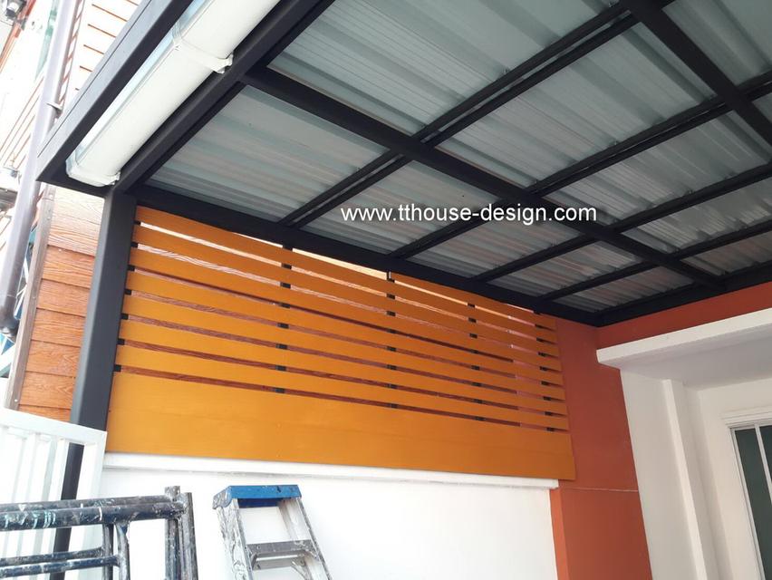 รับเหมา ต่อเติม โครงหลังคากันสาด ต่อเติมห้องครัวเทพื้นปูกระเบื้อง แบบครบวงจร  Line dddesign23 รูปที่ 10