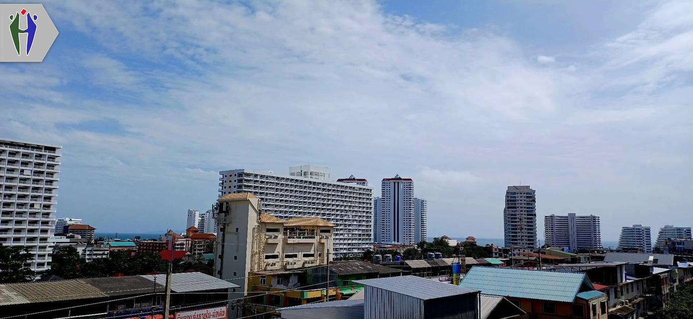 ให้เช่าวิวทะเล1 คอนโด 30 ตารางเมตร พัทยา มีรถประจำทางผ่าน 11