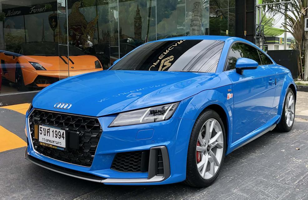 Audi TT S-Line TFSI 2023 สีฟ้า รถสวยไมล์น้อย ประวัติครบ