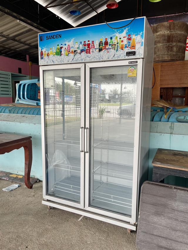 ตู้แช่เย็น 2ประตู ตู้แช่เครื่องดื่ม ตู้แช่เย็น2ประตู SANDEN มือสอง
