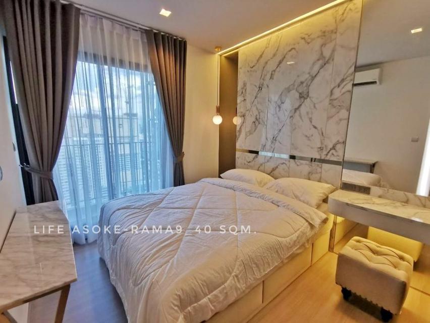 ให้เช่า คอนโด 2 bedrooms unblocked view high floor Life Asoke - Rama 9 : ไลฟ์ อโศก พระราม 9 40 ตรม. very nice decoration 5