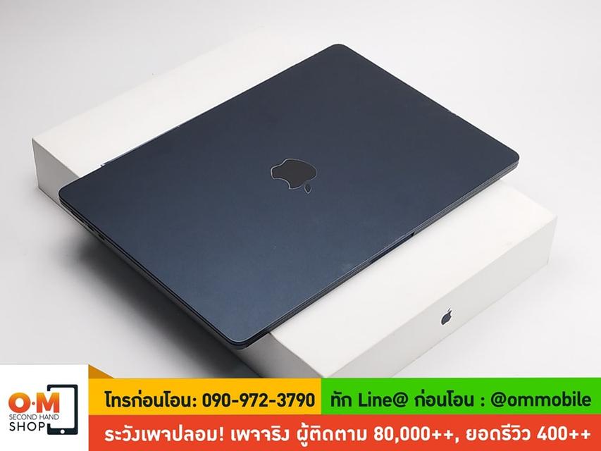 ขาย/แลก Macbook Air 15 inch M2 /Midnight/ Ram8 / SSD256/ CPU10 /GPU8 ศูนย์ไทย ครบกล่อง เพียง 27,990 บาท 5