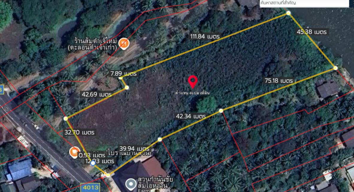 ที่ดินติดแม่น้ำแม่กลอง อำเภอบางคนที จังหวัดสมุทรสงคราม (แปลงสวยฮวงจุ้ยแอ่งท้องมังกร จากซินแสจีนประจำตระกูลเจ้าของที่ที่ทำธุรกิจระดับ TOP 10 ของประเทศ) 1