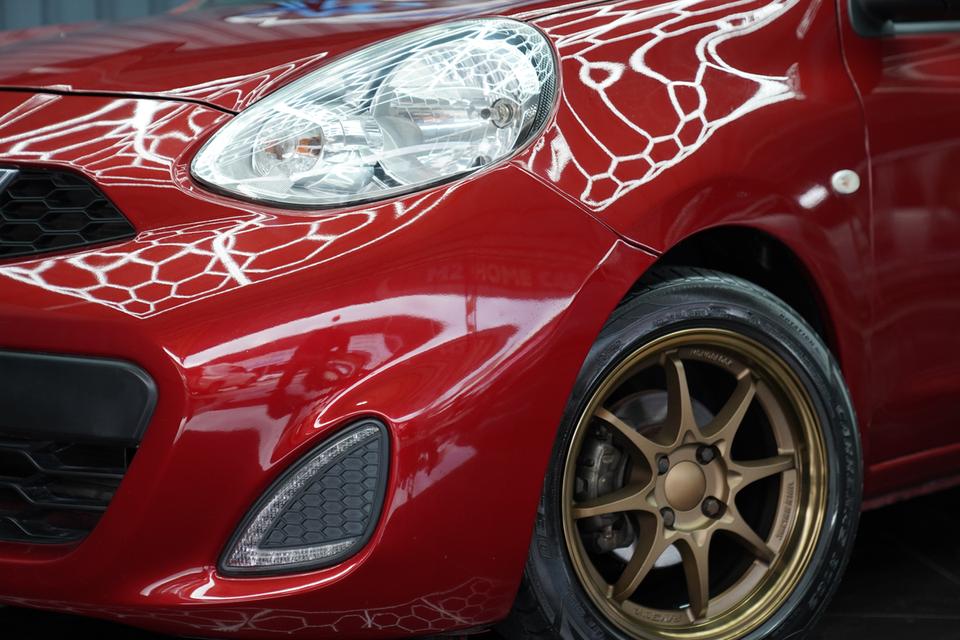 NISSAN MARCH 1.2 E CVT AT ปี 2018 สี แดง ไมล์น้อย พร้อมขับ โทร. 0922639576 เอ๋ 12