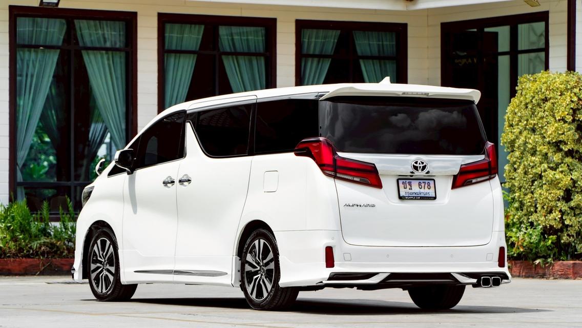 Toyota Alphard SC Package Modellista 2023 สีขาว ไมล์น้อย รูปที่ 6