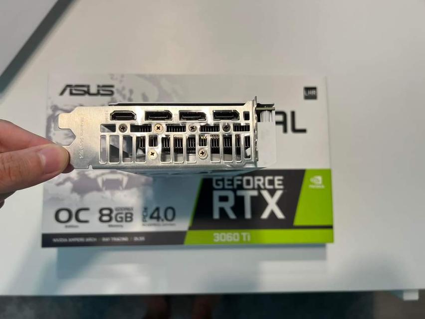 การ์ดจอ RTX 3060TI ASUS DUAL White 5