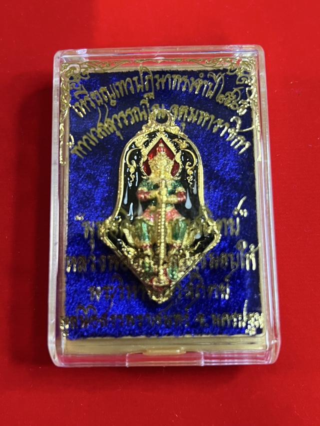 4. ท้าวเวสสุวรรณโณ ทรงจำปี 2565 รุ่นพุทธศิลป์ เทวสถิตย์ หนึ่งในชุดกรรมการ เนื้อชนวนกะหลั่ยทอง ลงยาราชาวดี หน้า-หลัง 12