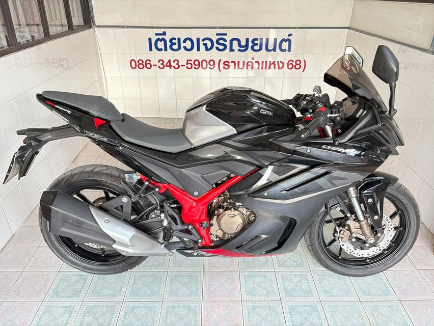 Demon GR200 4V โฉม2024 ไม่เคยล้ม สภาพใสกริ๊บ สีเดิมโรงงาน เครื่องดี เอกสารครบ ผ่อนได้ ไม่ต้องค้ำ วิ่ง5000 ปลายปี67