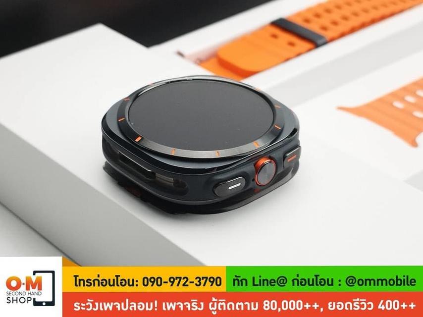 ขาย/แลก Samsung Galaxy Watch Ultra Titanium Gray 47mm LTE  ศูนย์ไทย สภาพใหม่มาก ประกันยาว ครบกล่อง เพียง 14,990 บาท  4