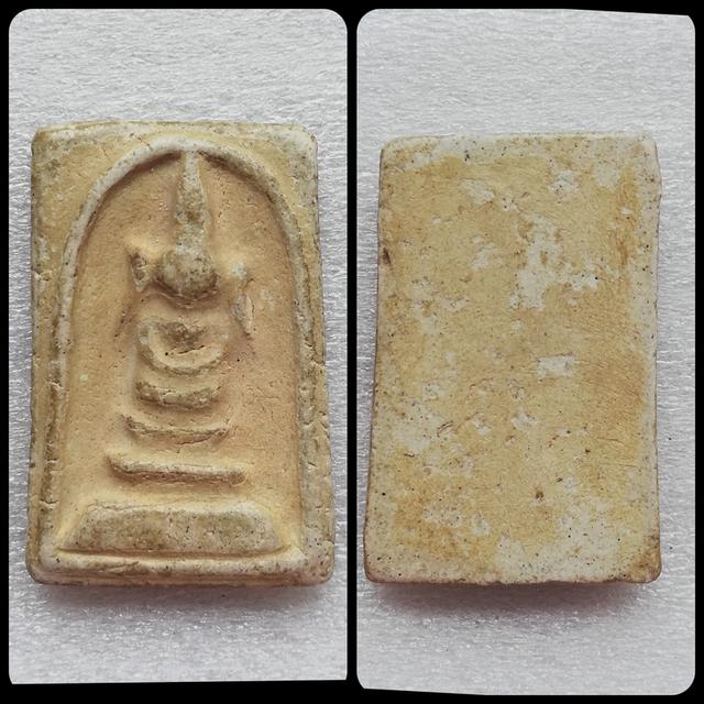 สมเด็จพิมพ์ฐาน9 ชั้นอกV พิมพ์ชฎาพรหมเกศ ขรัวโตพิมพ์ 3 บาตร สมเด็จ หลังฝังพระยอดธง 8