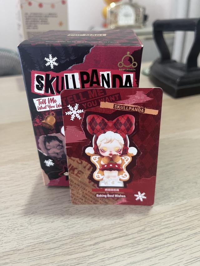 lPOP MARTคาแรกเตอร์ Skullpandaซีรีส์ Skullpanda Tell Me What You Want Seriesตัวที่การ์ดโชว์คือ Baking Best Wishes