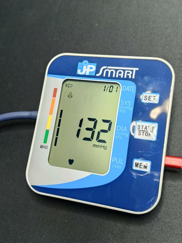 เครื่องวัด ดิจิทัล JP SMART หน้าจอใหญ่ พร้อมผ้าพันแขน สภาพดีพร้อมใช้งาน เสียงภาษาไทย รูปย่อยที่ 2