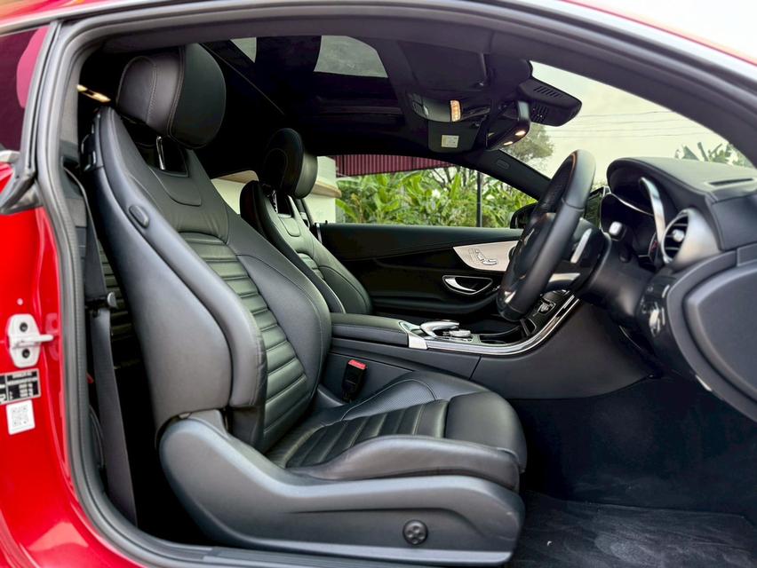 ปี 2016 BENZ C-CLASS, C250 COUPE AMGDYNAMIC โฉม W205 ปี14-23 สีแดง รูปที่ 3