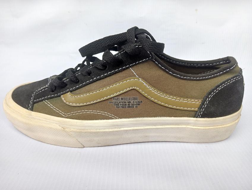 VANS รองเท้าผ้าใบมือสอง สีดำ-เขียว สภาพเหมือนใหม่ จัดส่งฟรี! เก็บปลายทาง 7