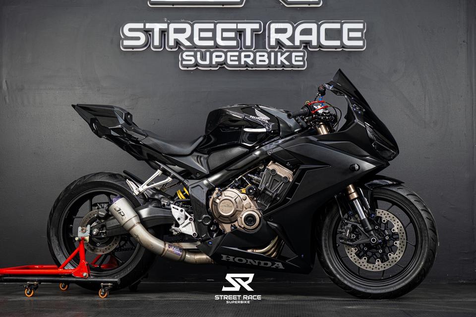 CBR650R 2021 ดำรถเท่ ท่อ JP racing ท้าย R1 ราคาเงินสด 212,000 บาท รูปที่ 9