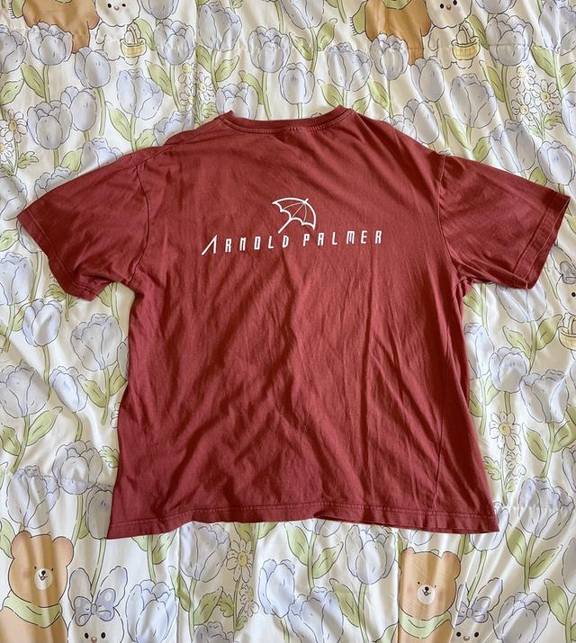 เสื้อแบรนด์ aornld palmer สีส้มพาสเทล