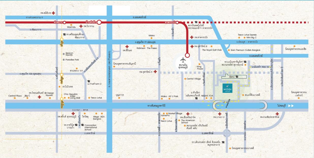 ทาวน์โฮม โซนบางนา - Townhome โซนบางนา โมดิ วิลล่า ทาวน์โฮม - บางนา (Modi Villa Townhome - Bangna) 10