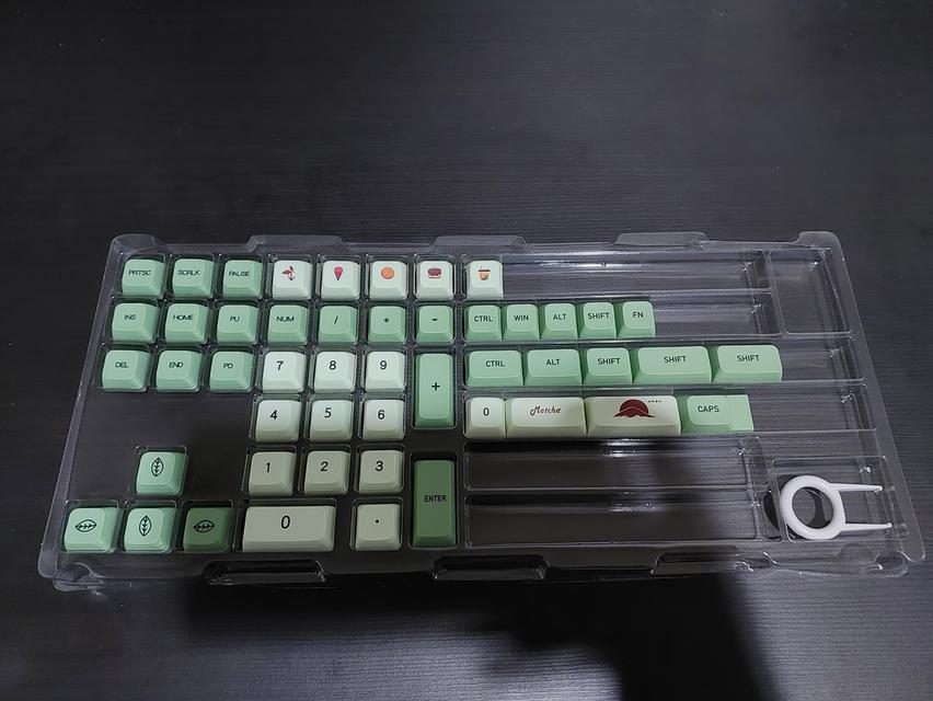 คีย์แคปภาษาไทย-EN Matcha Theme XDA Profile PBT
