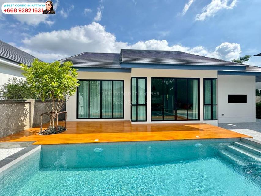 บ้านสร้างใหม่หลุดจอง ราคาดีเยี่ยม พร้อมเฟอร์นิเจอร์ครบ ฟังก์ชันจัดเต็ม ใกล้ทางด่วน-สุขุมวิท-หาดจอมเทียน! **#รหัสทรัพย์419**