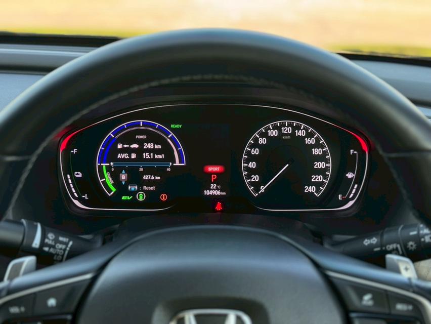 HONDA ACCORD G10   Sedan MY19 Sedan 4dr Hybrid TECH-CVT TOP FWD 2.0 สีดำ   เกียร์ออโต้ ปี 2019 13