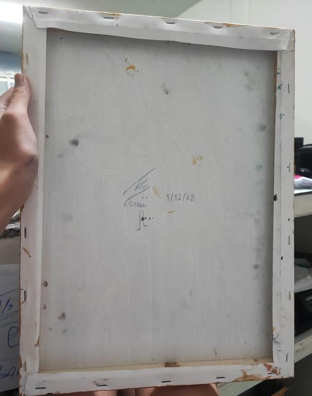 Dear (ภาพวาดบนผ้าใบ 30×40 เทคนิคสีอะคริลิค+สีช็อคน้ำมัน) 3