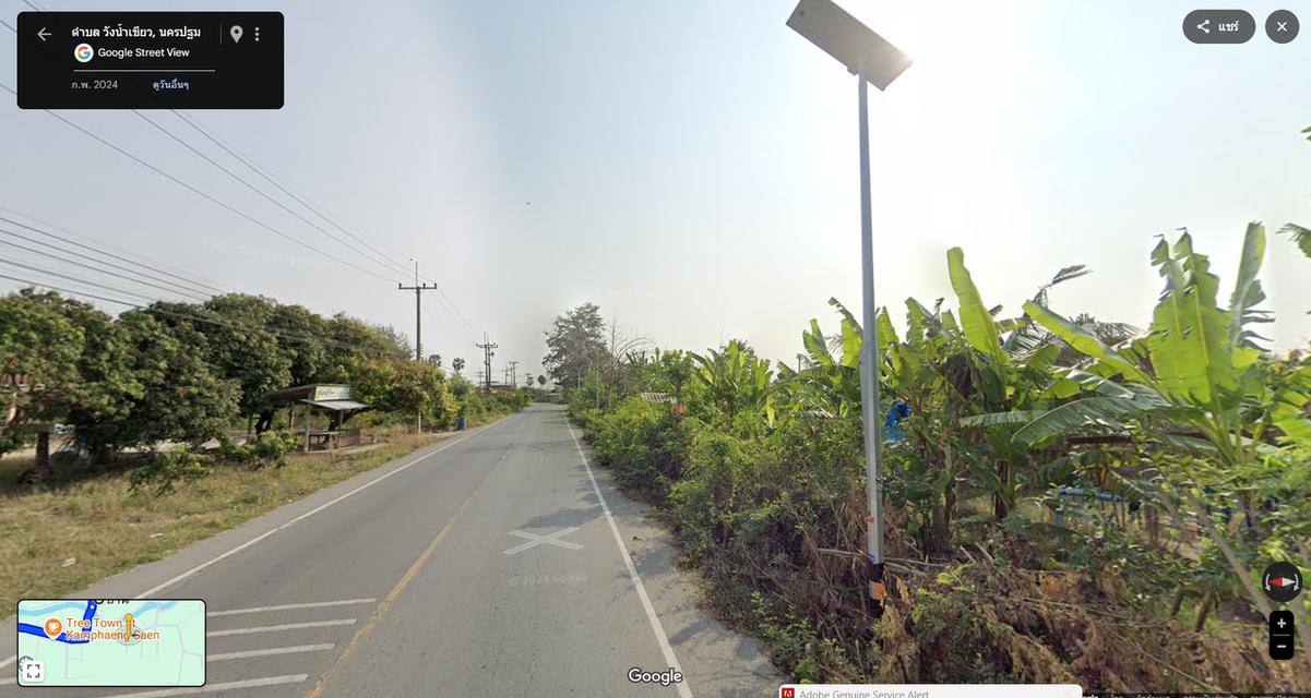 ที่ดินแปลงสวยติดถนน อำเภอกำแพงแสน นครปฐม 9
