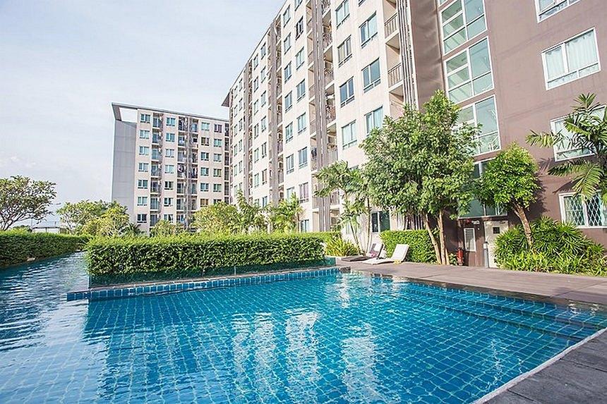 Condo Iris Avenue อ่อนนุช-ลาดกระบัง ใกล้ Airport Link ลาดกระบัง 28 ตารางเมตร ชั้น 8 ตึก 2 ตกแต่งครบ 9