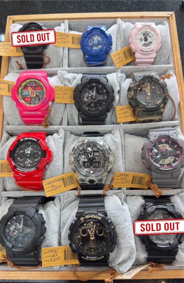 มือสอง หลุดจำนำ รวมนาฬิกา Casio G-Shock 