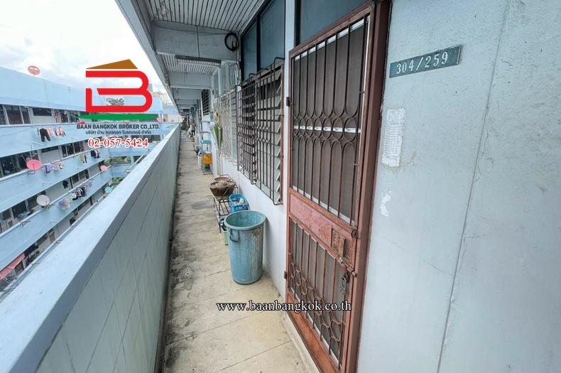 ห้องชุดคอนโดมิเนียม เคหะบางบัว (ใกล้ BTS บางบัว) เนื้อที่ 52.74 ตรม. แขวงตลาดบางเขน เขตบางเขน 2