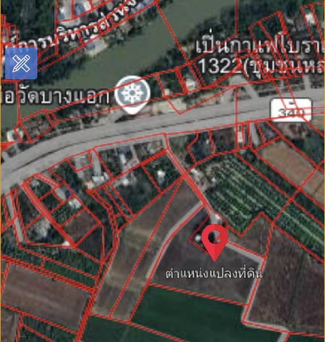 ขายที่ดิน 8 ไร่3งาน 47 ตรว  ใกล้ถนน 4 เลน อยู่ในเขตเทศบาล น้ำไฟสะดวก 1