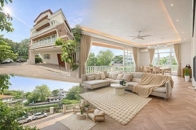 5 นอน ดองกิ มอลล์ ทองหล่อ 1.4 กม. 25 ตร.วา. 400 ตร.ม.ทำเล Penthouse Thonglor BTS เอกมัย 1.6กม. ทาวน์โฮมสุดหรู 4 ชั้นฟังก 1