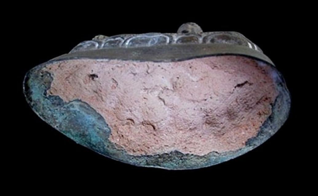 พระบูชาพระเชียงแสน ปางมารวิชัย ก้นดินไทย รูปที่ 4