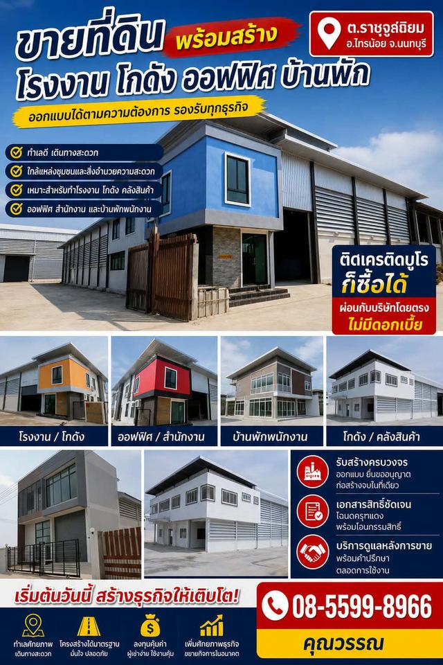 ขายที่ดิน โรงงาน โกดัง ที่อยู่อาศัย ติดเครดิต ก็สามารถซื้อที่ดินได้ 1